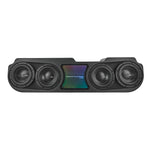 Jeep JT Gladiator Loaded Under Rear Seat Subwoofer Enclosure with 4 X 8" ZR8.2D, Leather Wrapped and Digital LED Lights | 1800 Watts RMS @ 1-Ohm