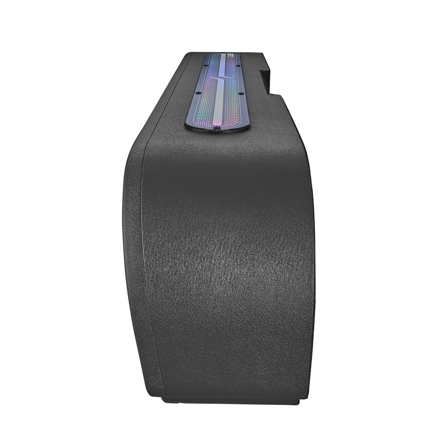 Jeep JT Gladiator Loaded Under Rear Seat Subwoofer Enclosure with 4 X 8" ZR8.2D, Leather Wrapped and Digital LED Lights | 1800 Watts RMS @ 1-Ohm