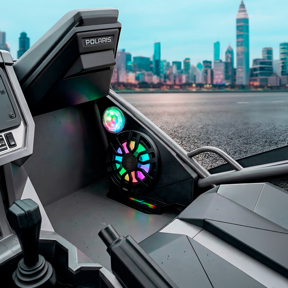 Polaris Slingshot Front Kick Panel Speaker Pods – Empty Enclosure for 8" Speakers and 3.8" Tweeters | 2020 - Current