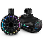 8” Marine Tower Speaker With Neodymium Magnet, Kevlar Cone, Compression Driver & Digital LED Lights | 200W RMS 4-Ohm