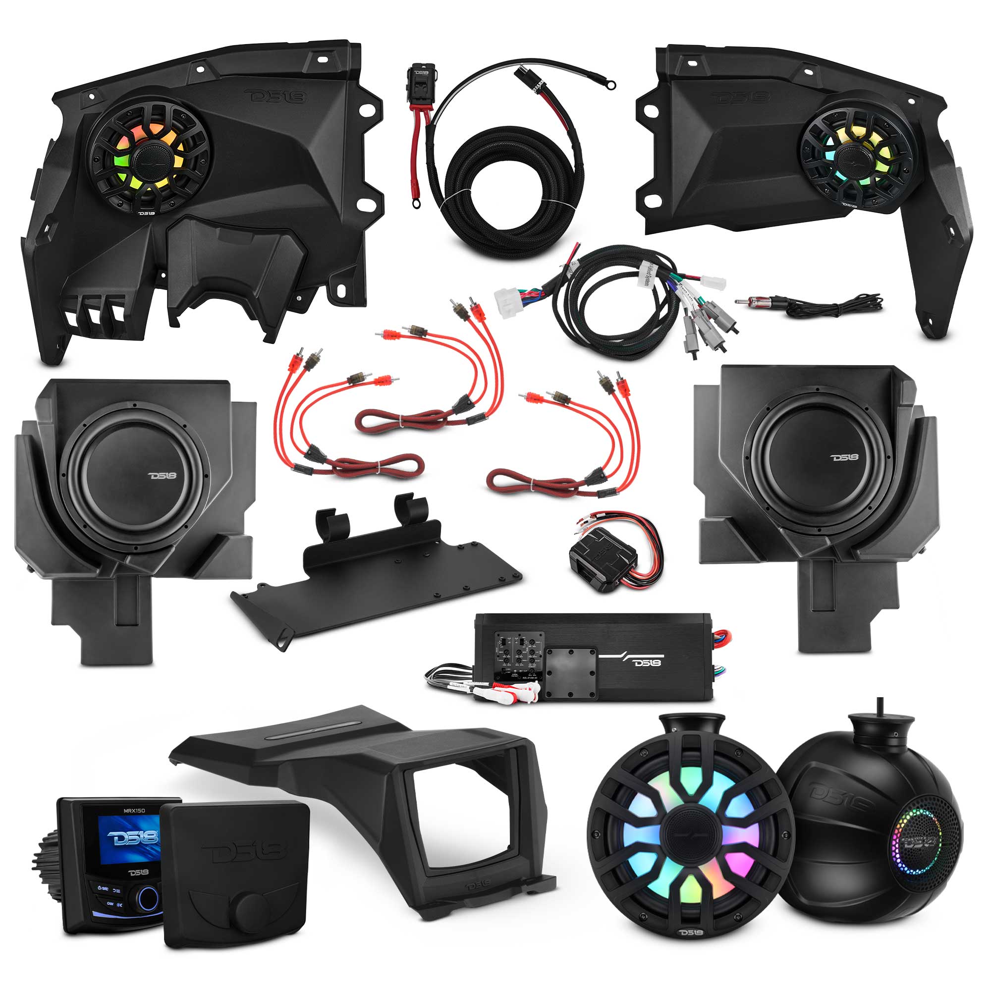 DS18 Can-Am Maverick Audio Upgrade Package
