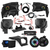 Can-Am Maverick X3 Stage 5 - Front Door Speaker Panels, 8" Tower Speakers, Dual 12” Subwoofer, Amplifier, Bluetooth Radio & LED Lights