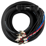 Snake, Medusa 10 Channel RCA and 4 x 12GA OFC Power Wire 30 Feet