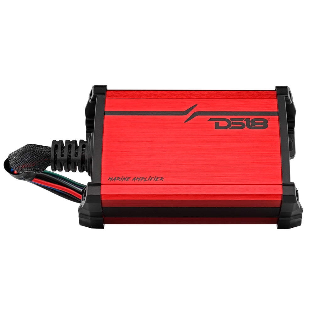 MP 4-Channel Full-Range Class D IPX5 Marine and Powersports Amplifier 4 x 40 Watts Rms @ 4-Ohm