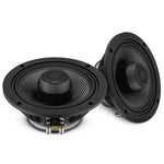 6.5” 2-Way Coaxial Loudspeaker with Water-Resistant Carbon Fiber Cone, 1” Bullet Tweeter, Neodymium Magnet | 300W RMS 4-Ohm