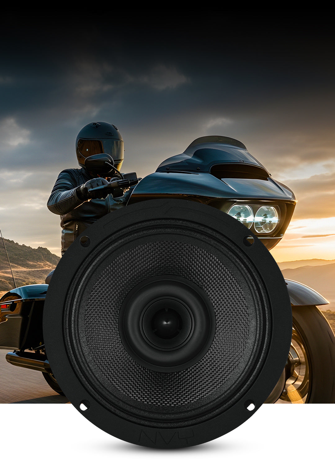 フィナーレノワールSSP 6.5” 2-Way Coaxial Loudspeaker with Kevlar Cone and Neodymium Magnet |