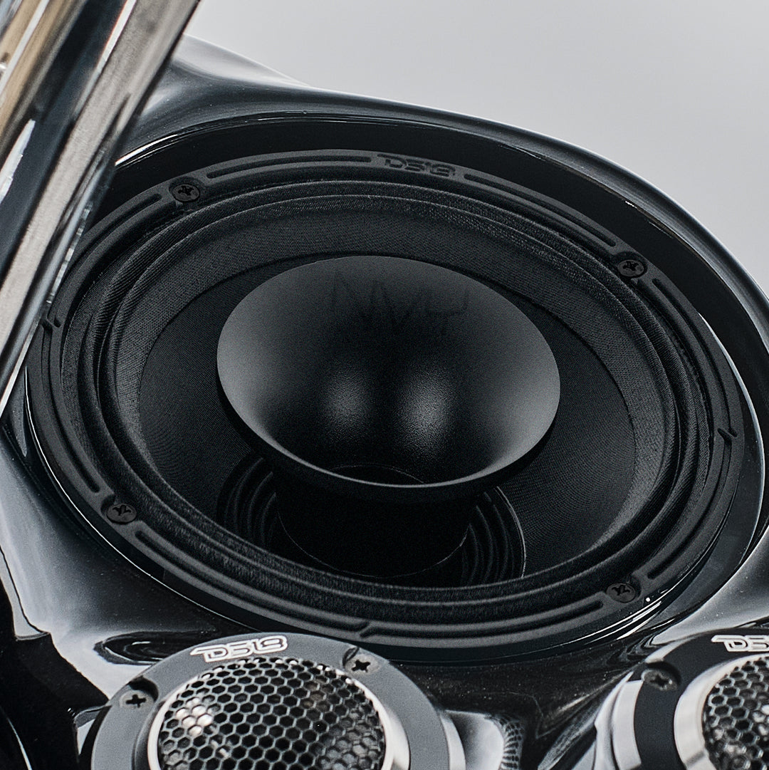 6.5” Water-Resistant Hybrid Loudspeaker With Titanium Compression Driv