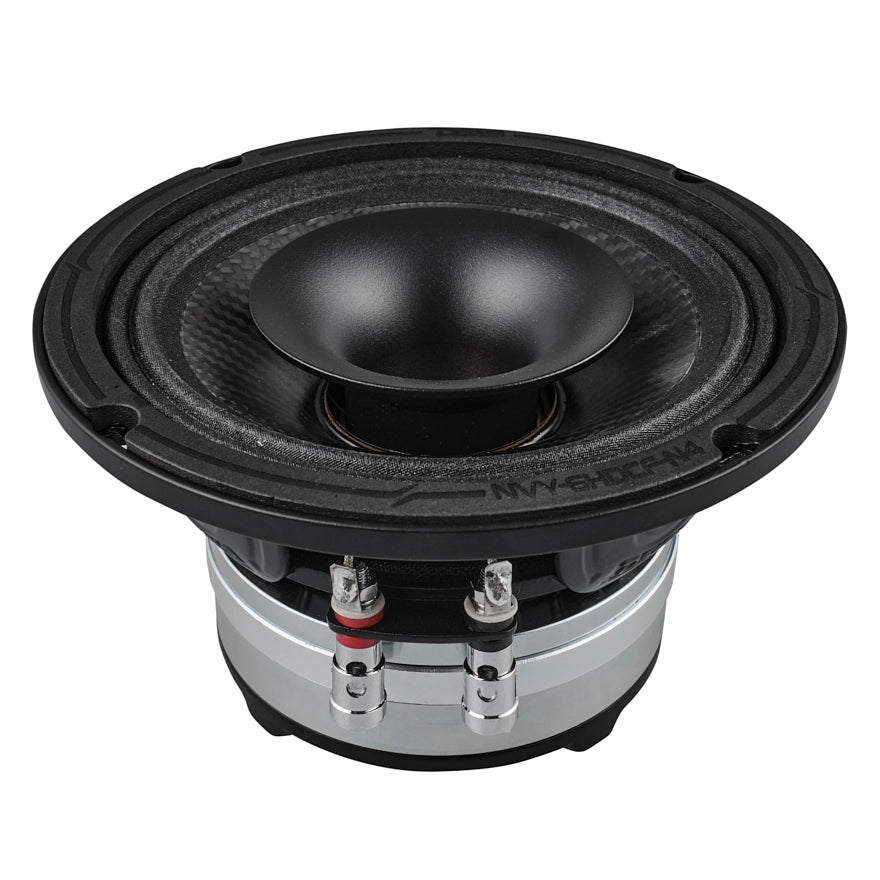 6.5" Water Resistant Carbon Fiber Cone Hybrid Loudspeaker With 2" VC Compression Driver and Neodymium Magnet | 300W RMS 4-Ohm