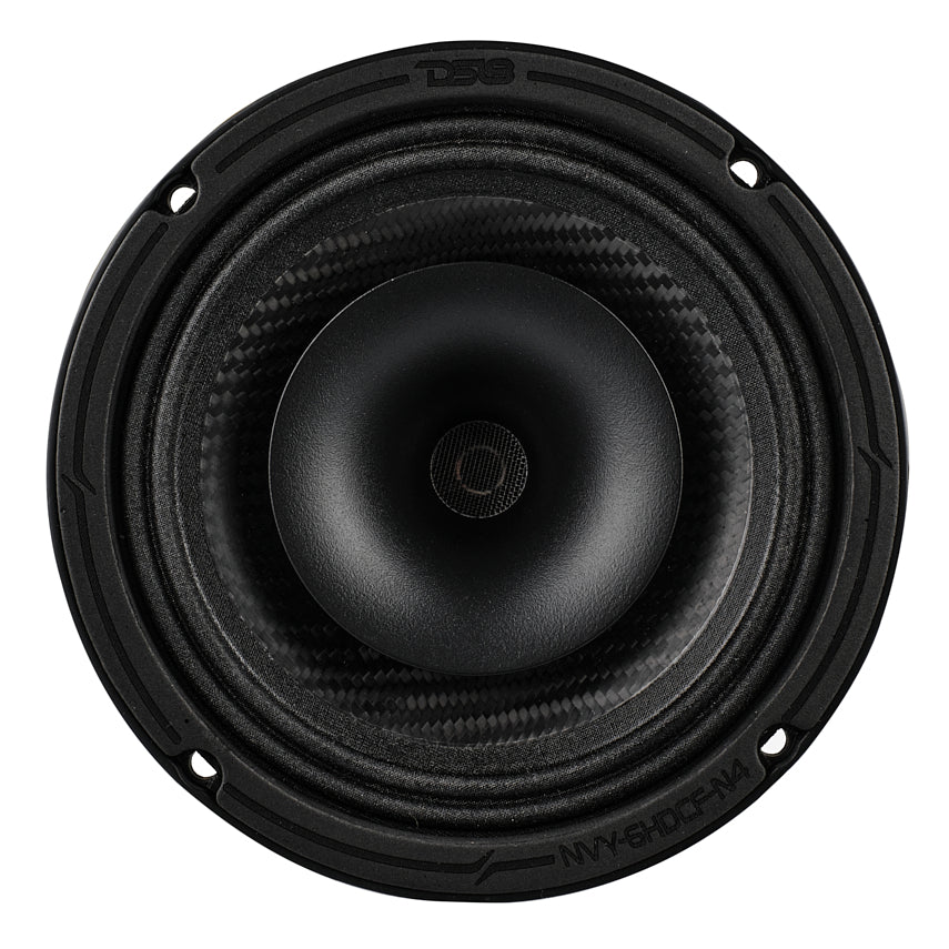 6.5" Water Resistant Carbon Fiber Cone Hybrid Loudspeaker With 2" VC Compression Driver and Neodymium Magnet | 300W RMS 4-Ohm