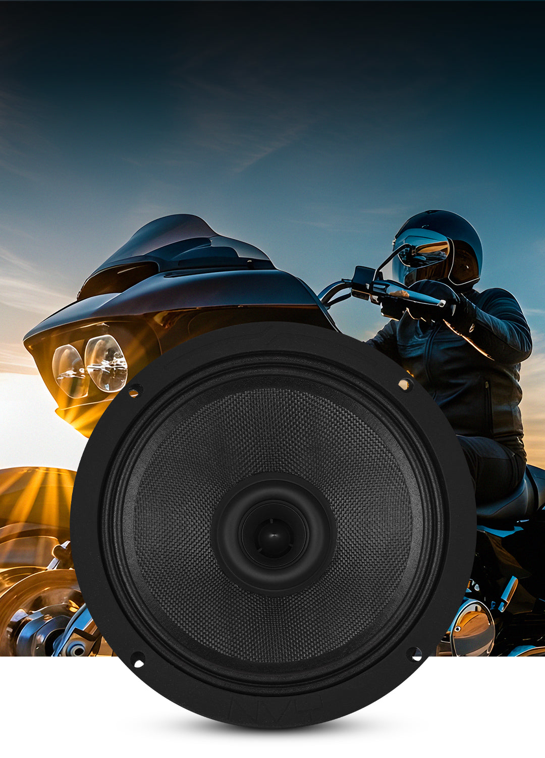 8” 2-Way Coaxial Loudspeaker with Kevlar Cone and Neodymium Magnet | 2