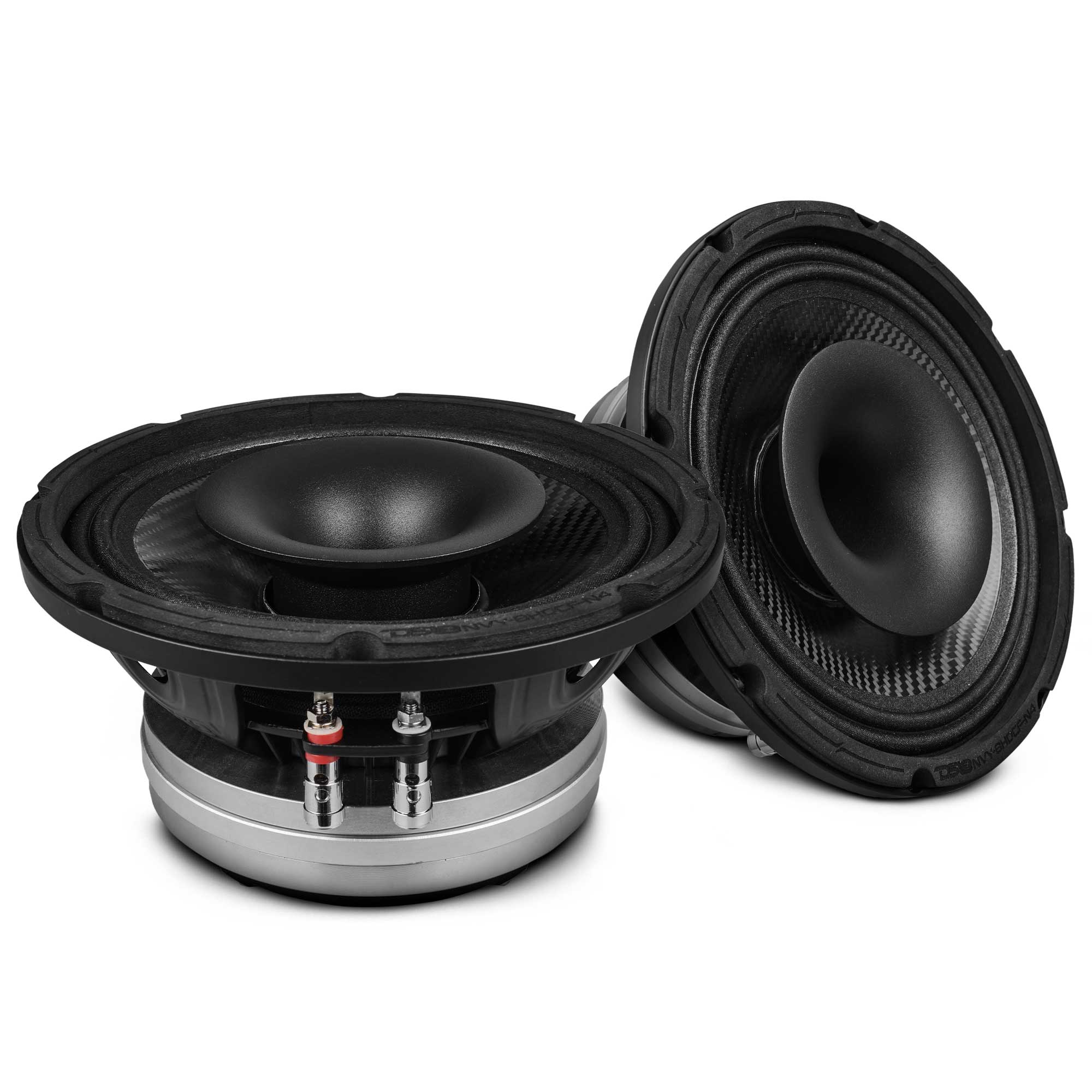 8" Water Resistant Carbon Fiber Cone Hybrid Loudspeaker with 3" VC Compression Driver and Neodymium Magnet | 400W RMS 8-Ohm