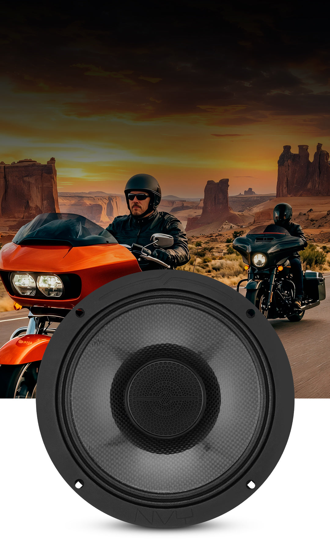 DS18 8” Slim Hybrid Loudspeakers with Compression Driver and