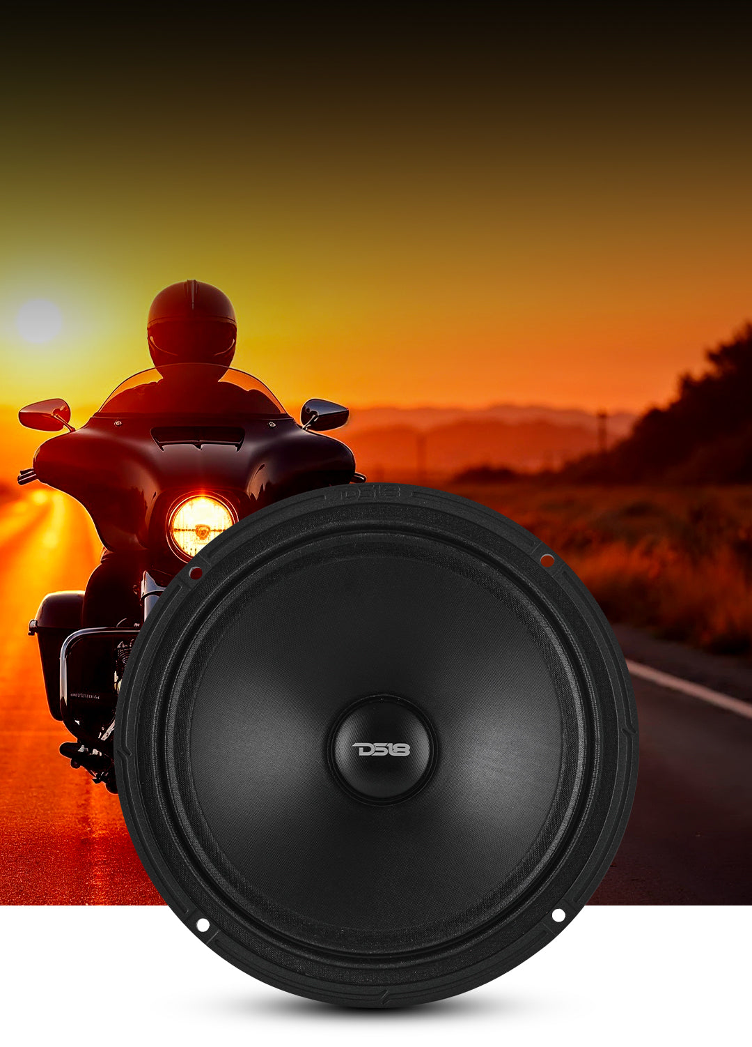 8” Full-Range Neodymium Speaker With Water-Resistant Cone | 250W RMS 2