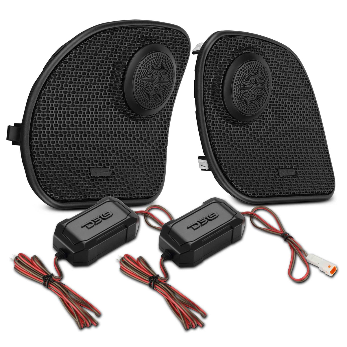 Harley-Davidson Road Glide OEM Front Grille Upgrade with Bullet Tweeters & Crossovers (2014–2023)