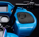 Harley-Davidson Road Glide 2014–2023 Front Stage Audio Upgrade Kit | 8" Slim Midrange Speakers + Bullet Tweeter NVY Grilles