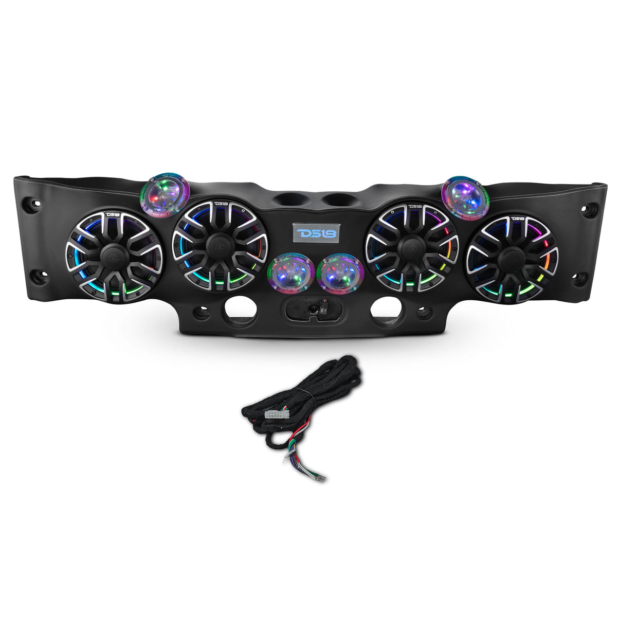 DS18 Loaded JK/JKU Jeep Sound Bar with 4 x 8” NVY-M8 Speakers | 4