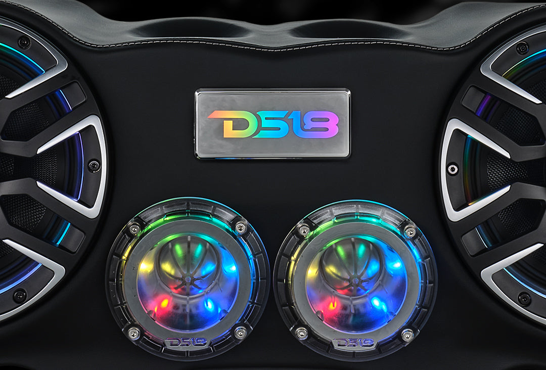 DS18 Loaded JK/JKU Jeep Sound Bar with 4 x 8” NVY-M8 Speakers | 4