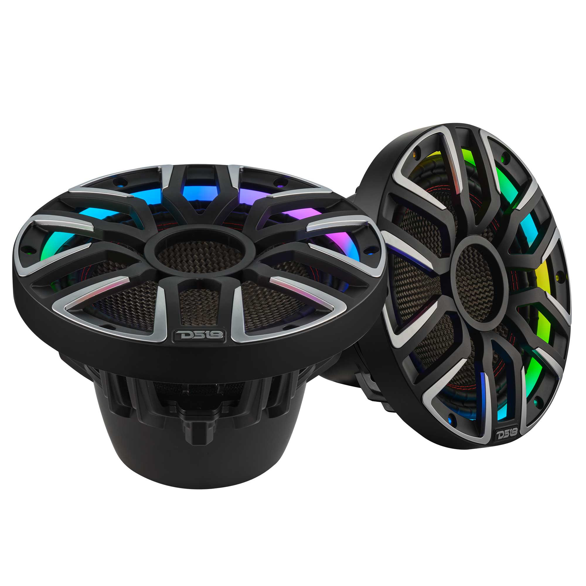 10” Neodymium Marine & Powersports Subwoofer With Carbon Fiber Cone | 600W RMS 4-Ohm