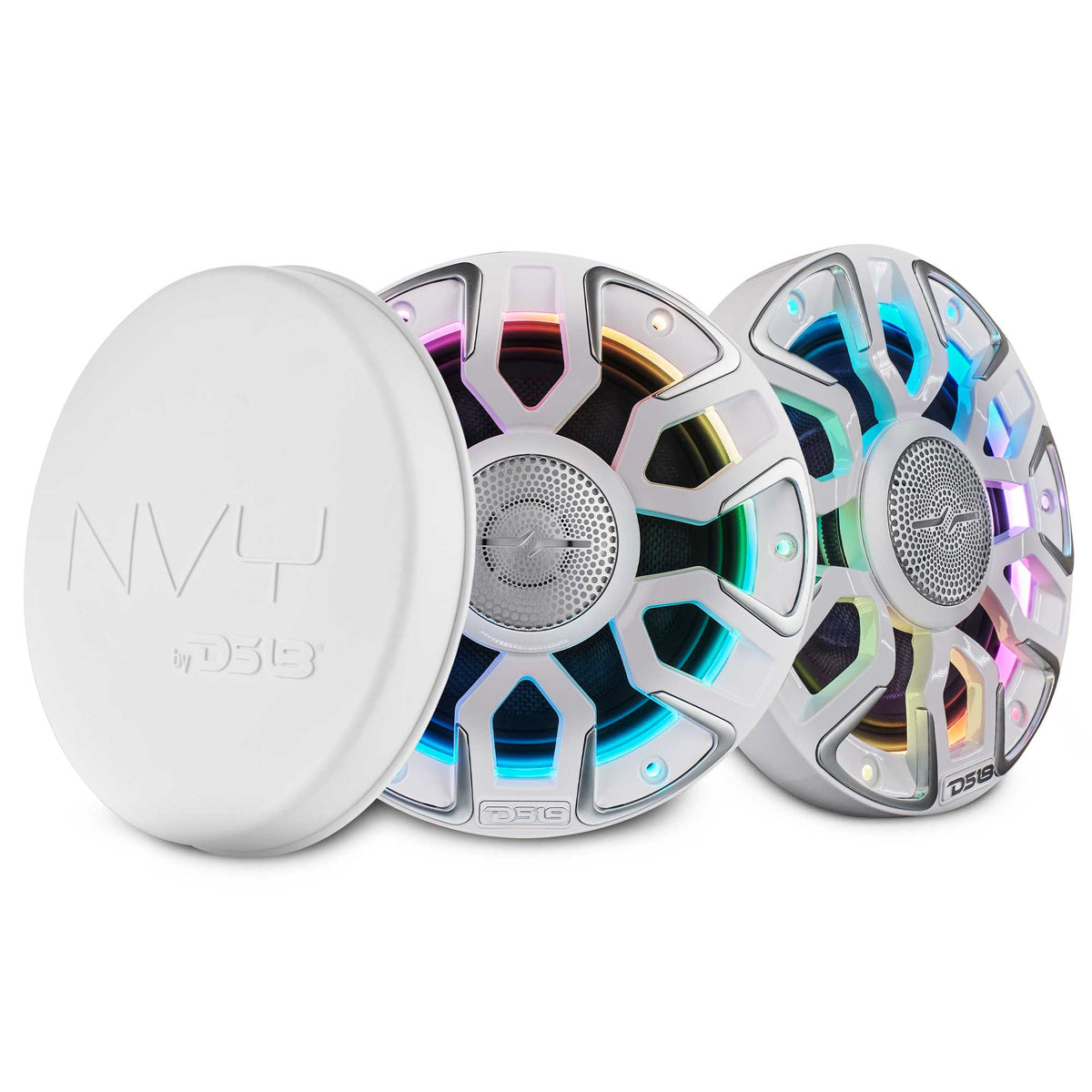 6.5” Marine Coaxial Speaker With Kevlar Cone, Bullet Tweeter, Neodymiu