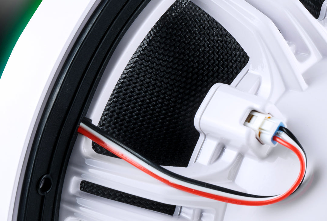 8” Marine Coaxial Speaker With Kevlar Cone, Bullet Tweeter, Neodymium