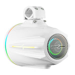 8” Marine Tower Speaker With Neodymium Magnet, Kevlar Cone, Compression Driver & Digital LED Lights | 200W RMS 4-Ohm