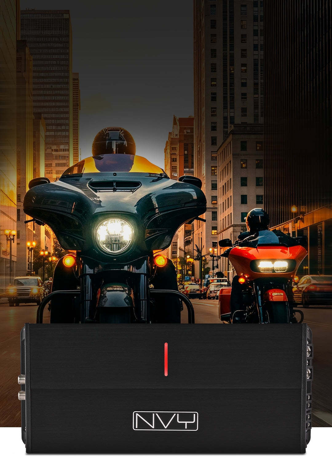 NVY Full Range 4-Channel Amplifier 4 x 800 Watts RMS @ 2-Ohm