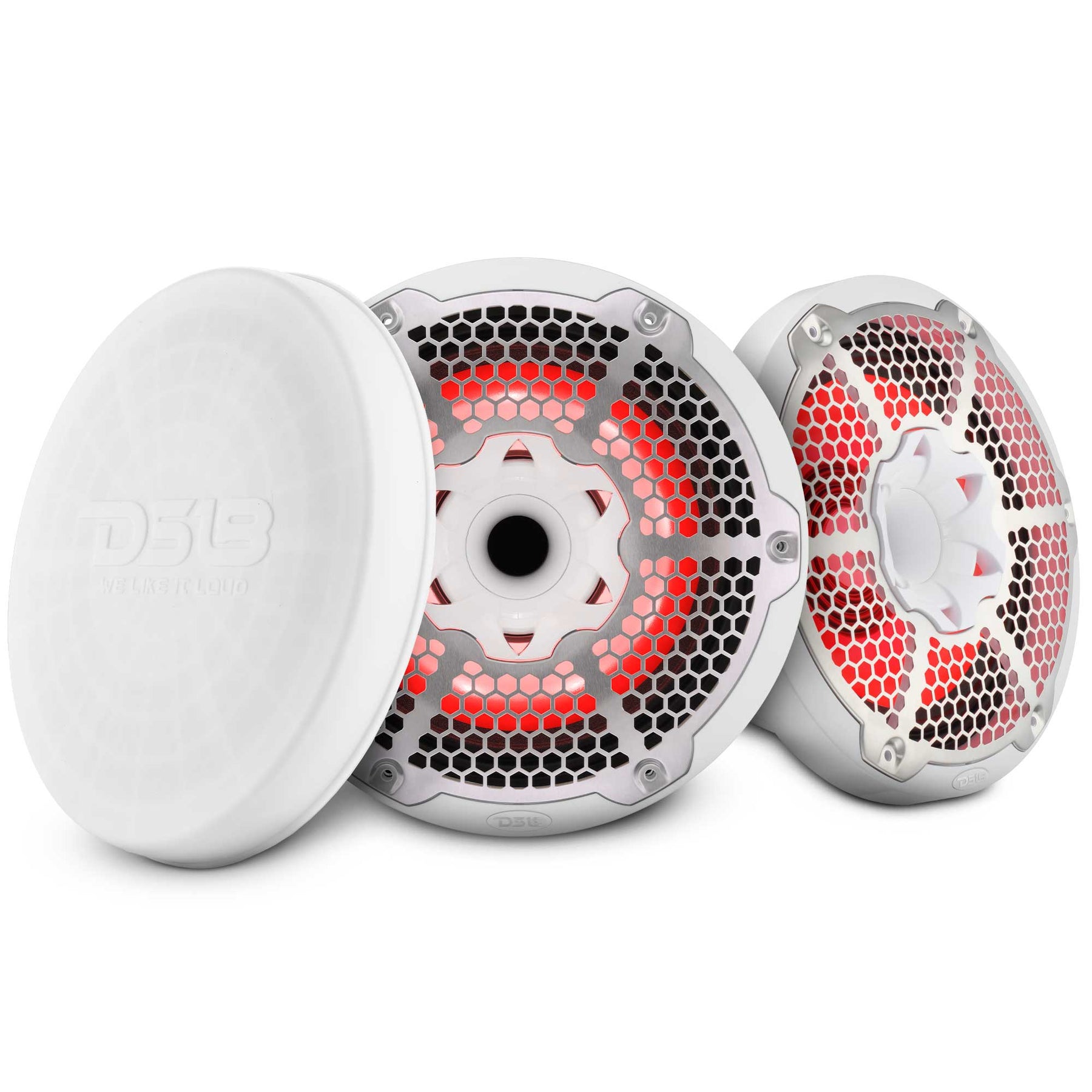 10” Marine 2-Way Hybrid Speaker with RGB LED, Compression Driver and Neodymium Magnet | 450W RMS 4-Ohm