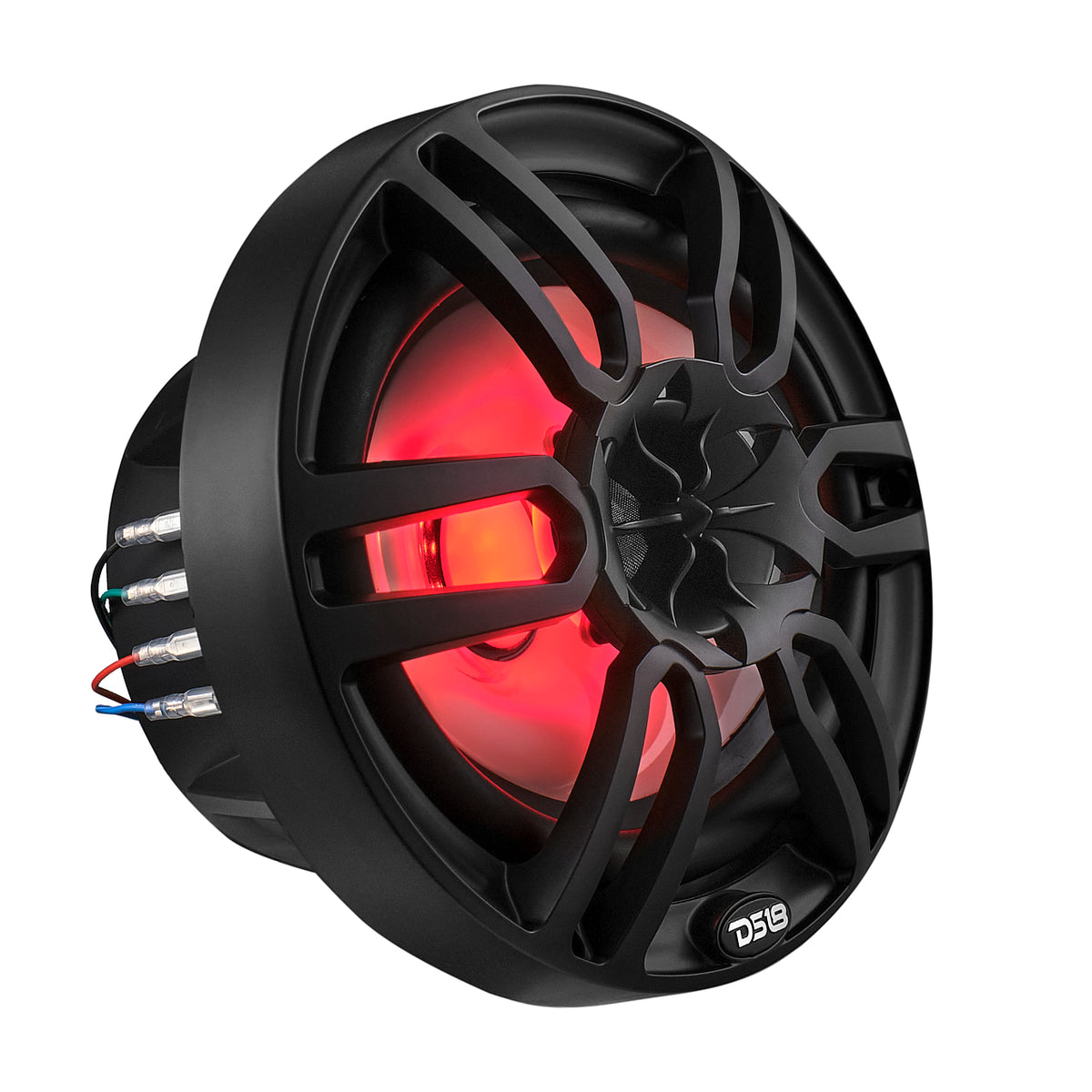 NXL 6x9" 2-Way Coaxial Marine Speaker With LED RGB Lights 125 Watts Rms 4-Ohm -Black