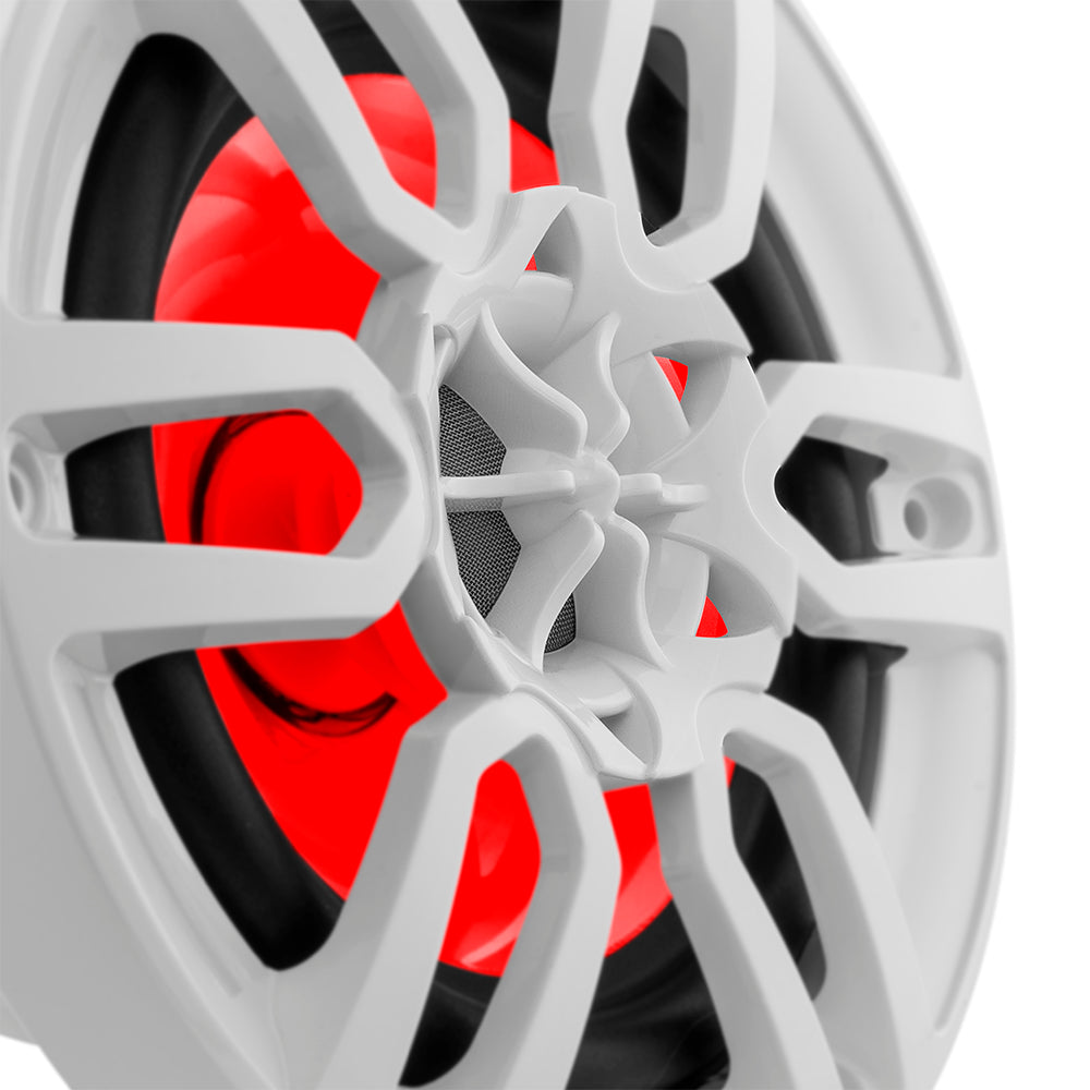 DS18 NXL6/WH HYDRO 6.5" 2Way Marine Speakers with Integrated RGB LED