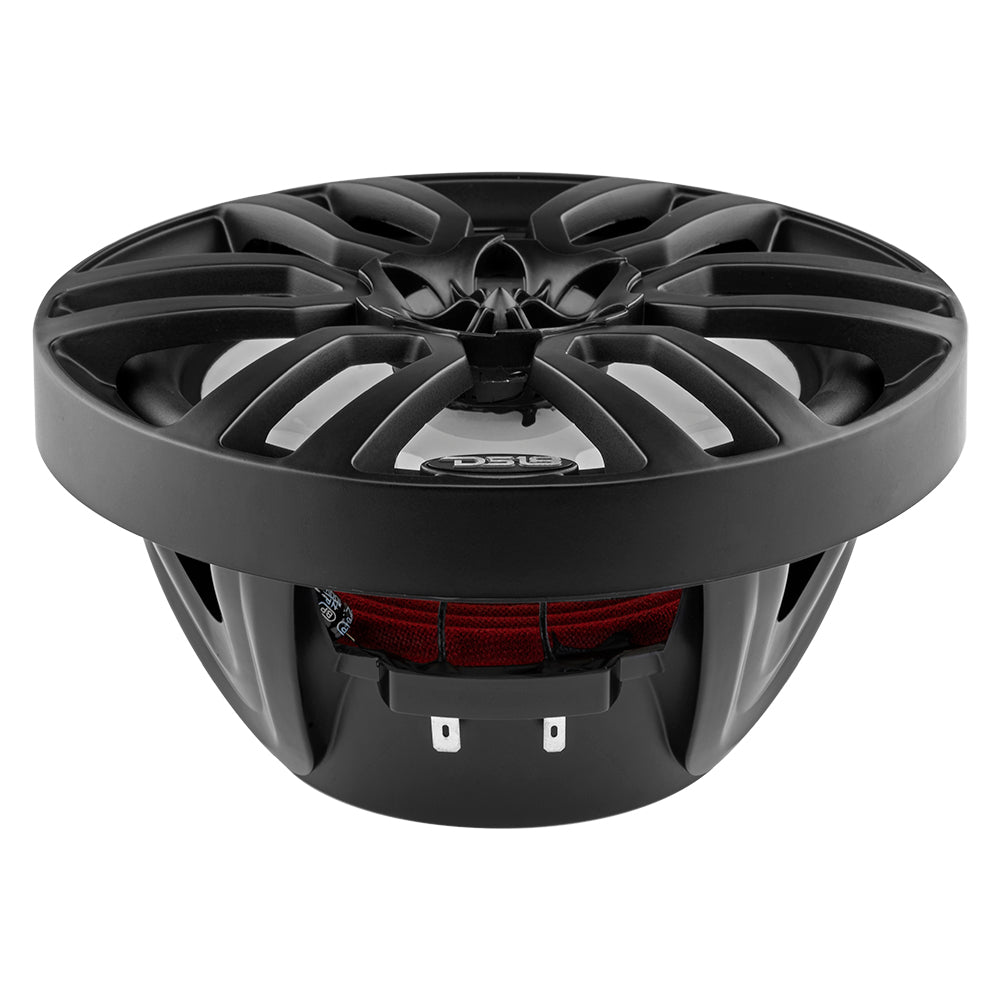 NXL 8" 2-Way Coaxial Marine Speaker With LED RGB Lights 125 Watts Rms 4-Ohm -Black