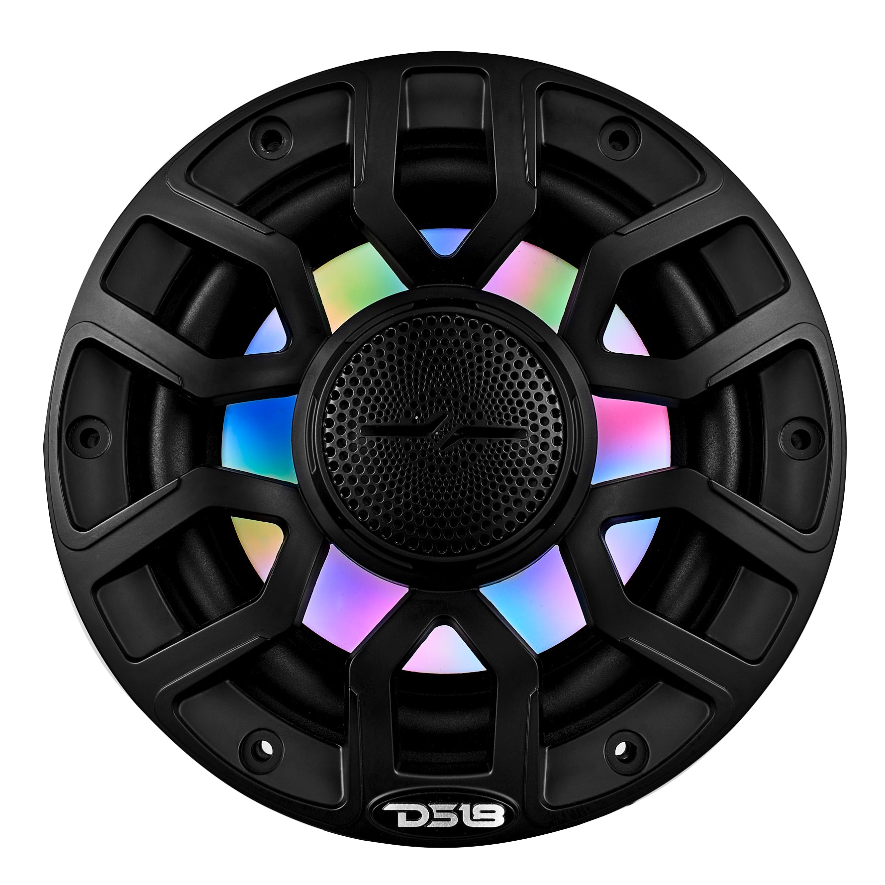 NXL 6.5" 2-Way Coaxial Marine Speaker With Digital Led Lights And Bullet Tweeter 150 Watts 4-Ohm