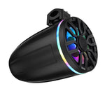 8” Marine Tower Speaker with Digital LED Lights, 1” Compression Driver, Neodymium Magnet, IP65 Rating