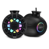 6.5" NXL-iQ Marine Short Tower Coaxial Speakers with Digital LED Lights, 150W RMS, 300W Max, 4-Ohm