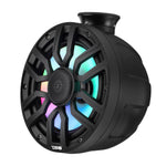 8" NXL-iQ Marine Short Tower Coaxial Speakers with Digital LED Lights, 175W RMS, 350W Max, 4-Ohm