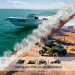 NXL 4-Channel Full-Range Class D Waterproof IP67 Marine and Powersports NANO Amplifier with Bluetooth 5.1 Receiver Built-In
