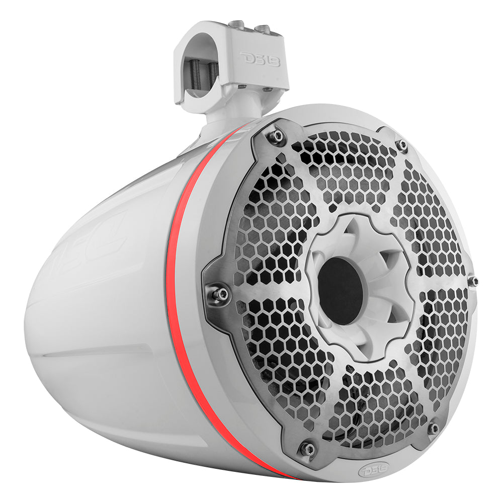 Torre marina de 10" con luces LED RGB integradas. Sin altavoces. 