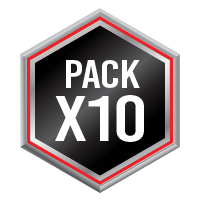 PACK X10