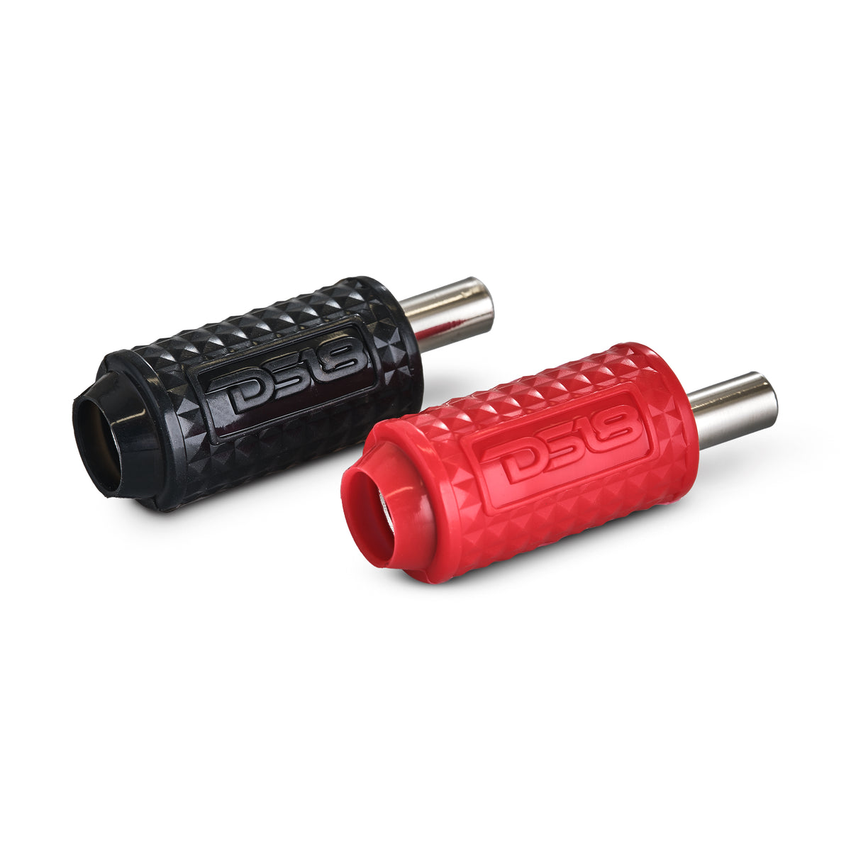 1/0-GA to 1/4-GA Amp Input Reducers with Offset Stub and Silicone Cover