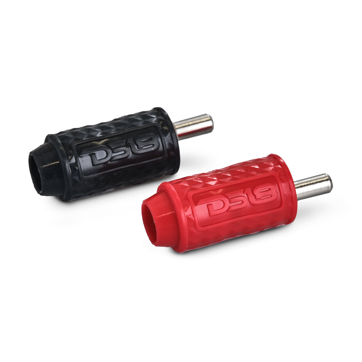 DS18 DPIV1/0 Dual 1/0 Gauge To 1/0 Gauge Amp Input Reducers - Pair With Offset Stub Design