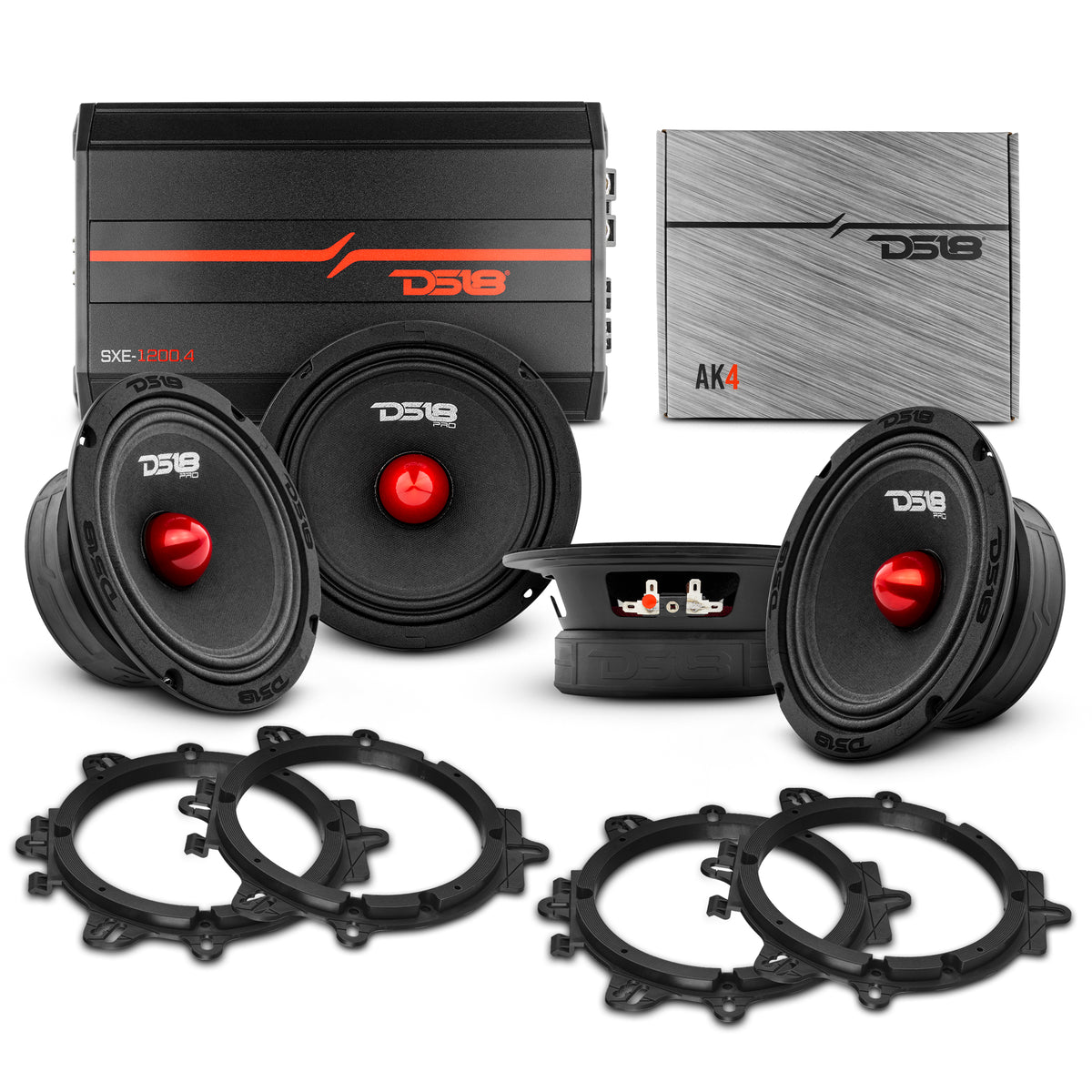 Akページ② DS18 Pro Audio Midrange Speaker Upgrade Kit