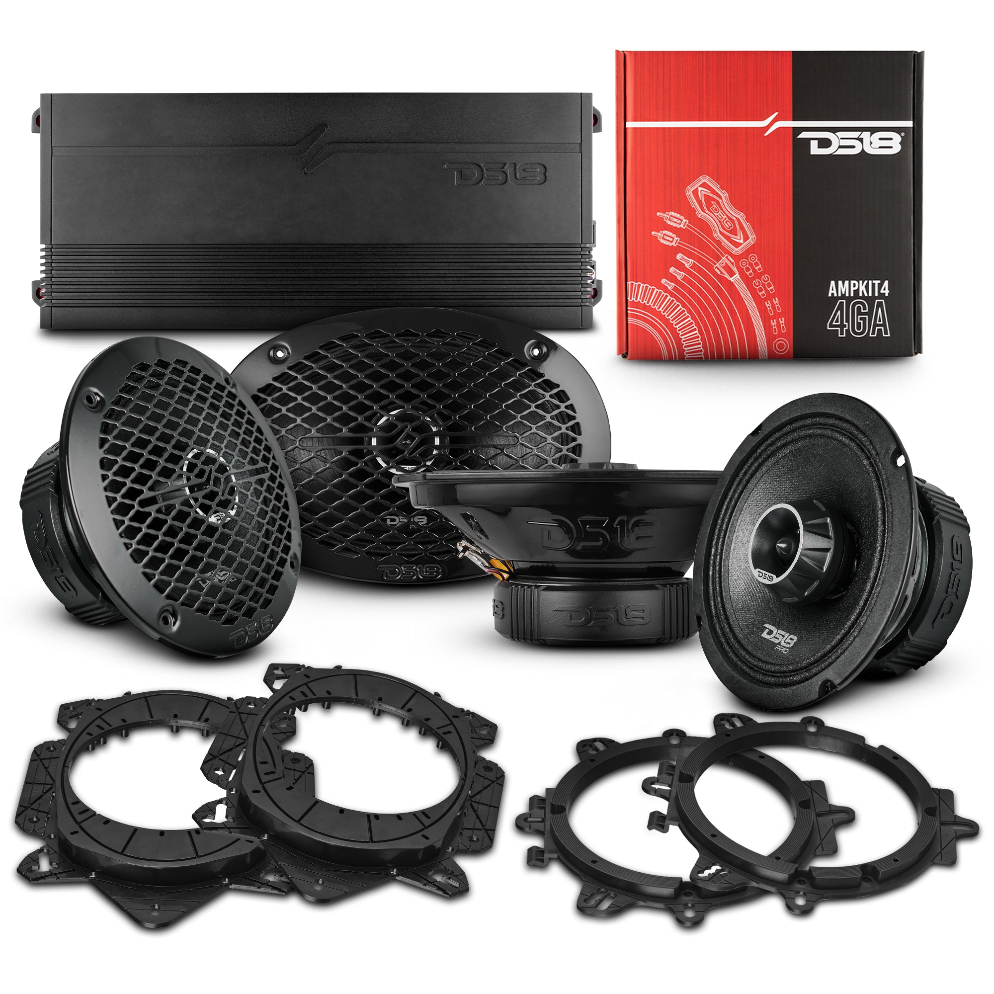 ディア DS18 Full Pro Audio 6.5” + 6x9” Coaxial Midrange with Compression