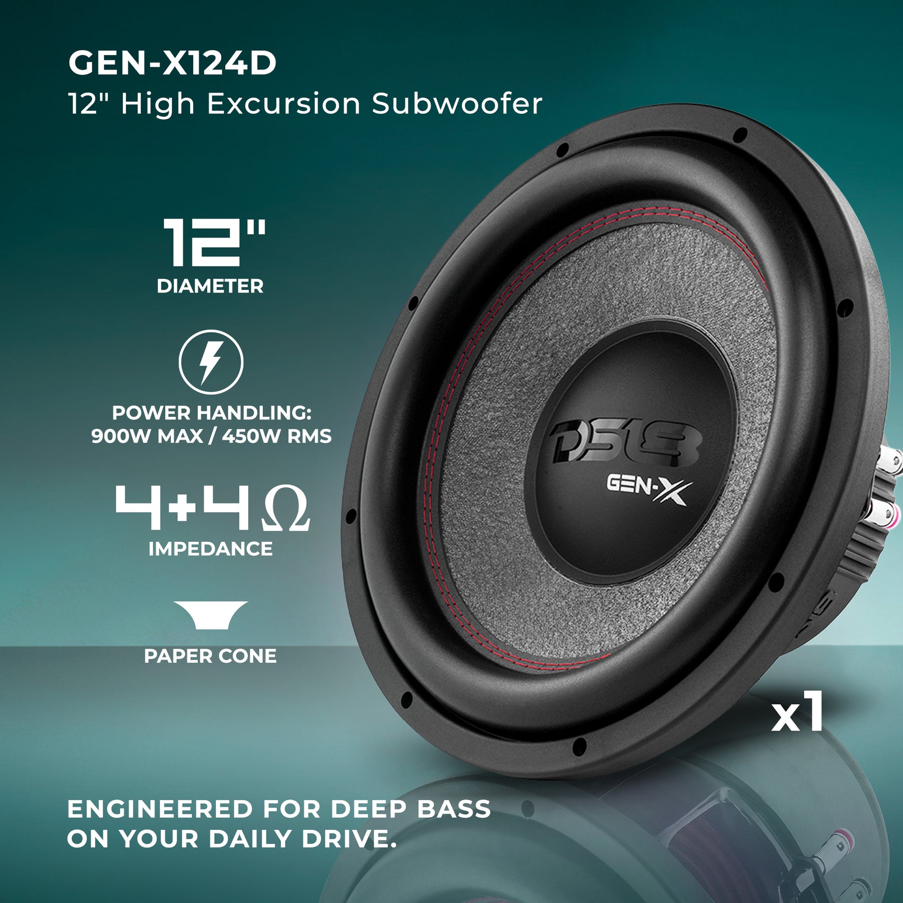 Sistema de audio para coche todo en uno (altavoces de 6,5", subwoofer de 12" y amplificador)