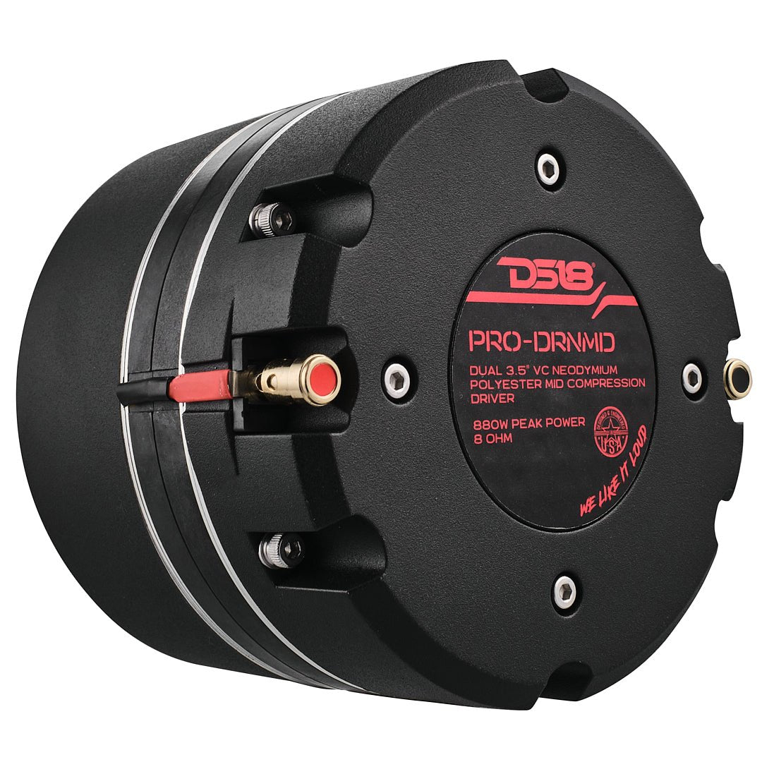 DS18 PRO-DKN25 Neodymium driver met aluminium hoorn, 2,5 cm, 120W Max DS18 PRO-DKN25 Neodymium driver met aluminium hoorn, 2,5 cm, 120W Max