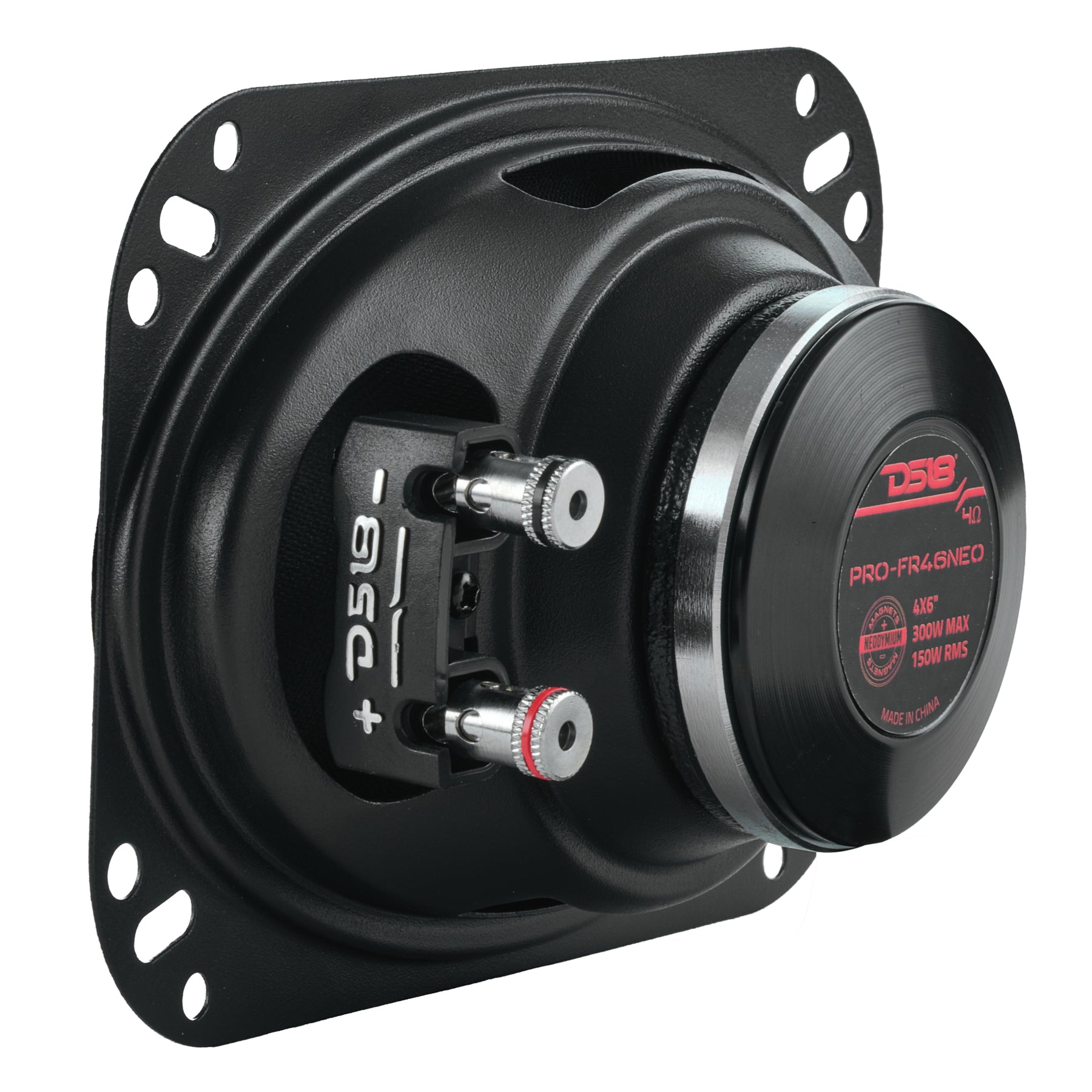 PRO 4x6" Neodymium Full-Range Bullet Loudspeaker 150 Watts Rms 4-Ohm