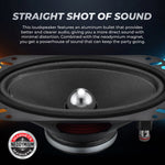 PRO 4x6" Neodymium Full-Range Bullet Loudspeaker 150 Watts Rms 4-Ohm