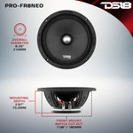 PRO 8" Neodymium Full-Range Bullet Loudspeaker 250 Watts Rms 4-Ohm