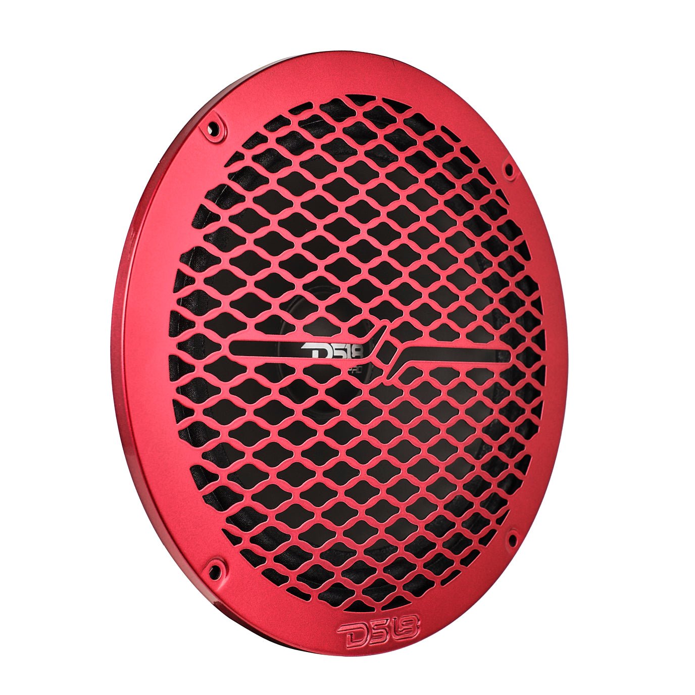 DS18 Pro Universal 6.5 Inch Plastic Speaker Grill Cover Red Set of 2 DS18 Pro Universal 6.5 Inch Plastic Speaker Grill Cover Red Set of 2