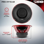 PRO 10" Water Resistant Hybrid Mid-Range Loudspeaker with Built-in Driver 350 Watts Rms 4-Ohm