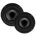 PRO 6.5" Shallow Coaxial Hybrid Mid-Range Loudspeaker with Built-in Driver 150 Watts Rms 4-Ohm