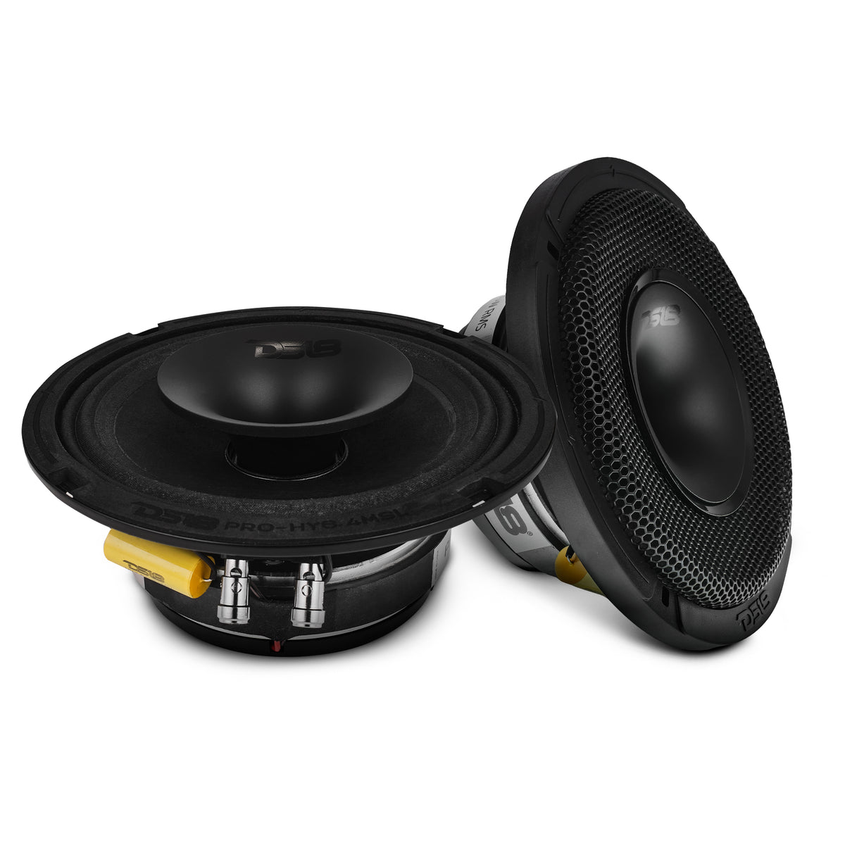 PRO 6.5" Shallow Coaxial Hybrid Mid-Range Loudspeaker with Built-in Driver 150 Watts Rms 4-Ohm